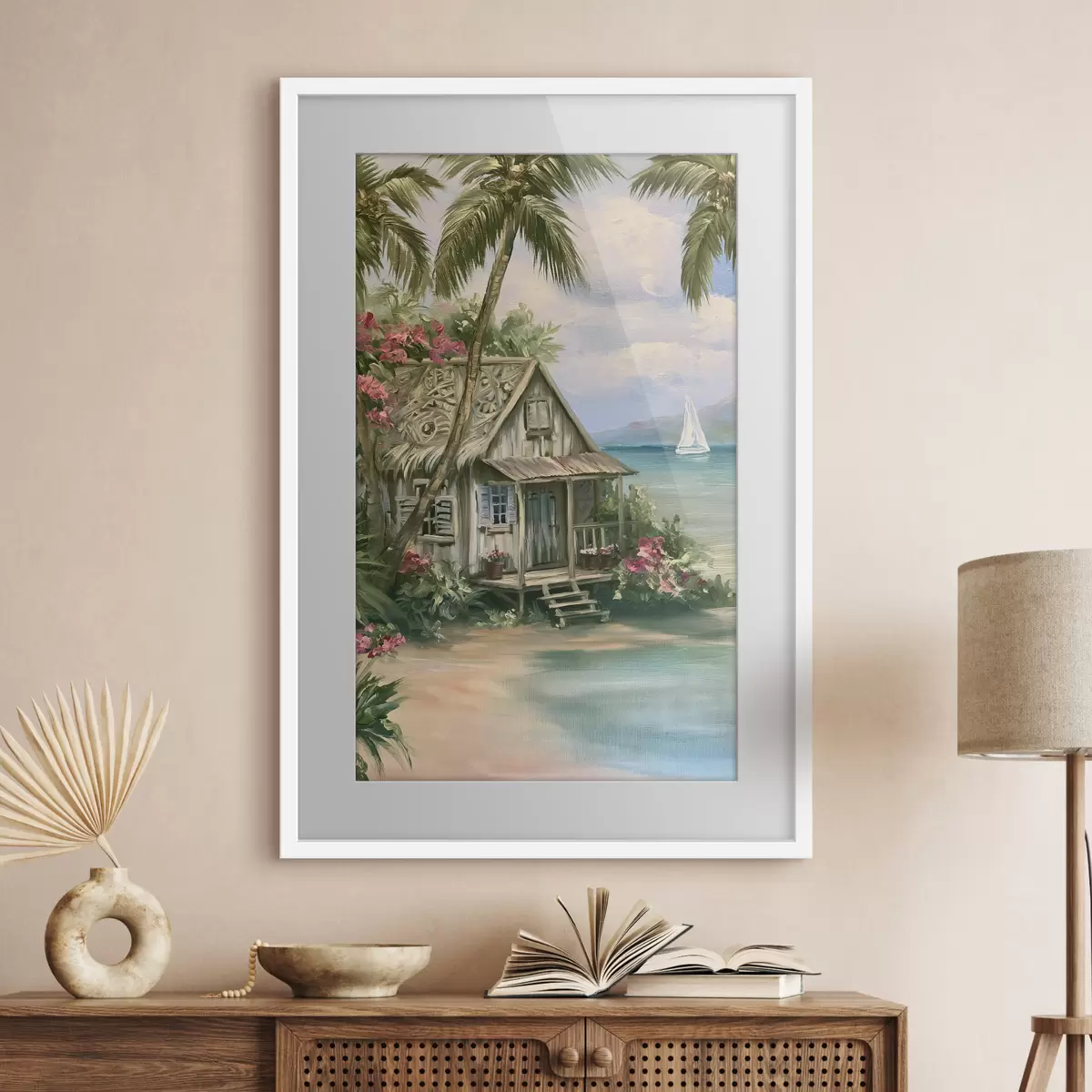 Poster Mer et lueur f49936