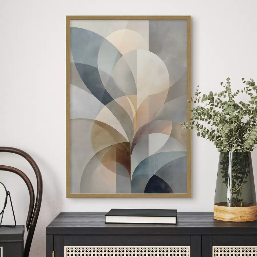 Papier peint Stylisation abstraite de plantes f49942