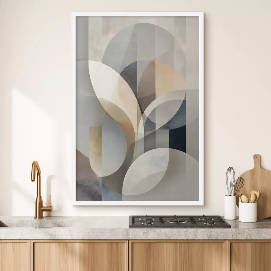 Papier peint Stylisation abstraite de plantes f49943