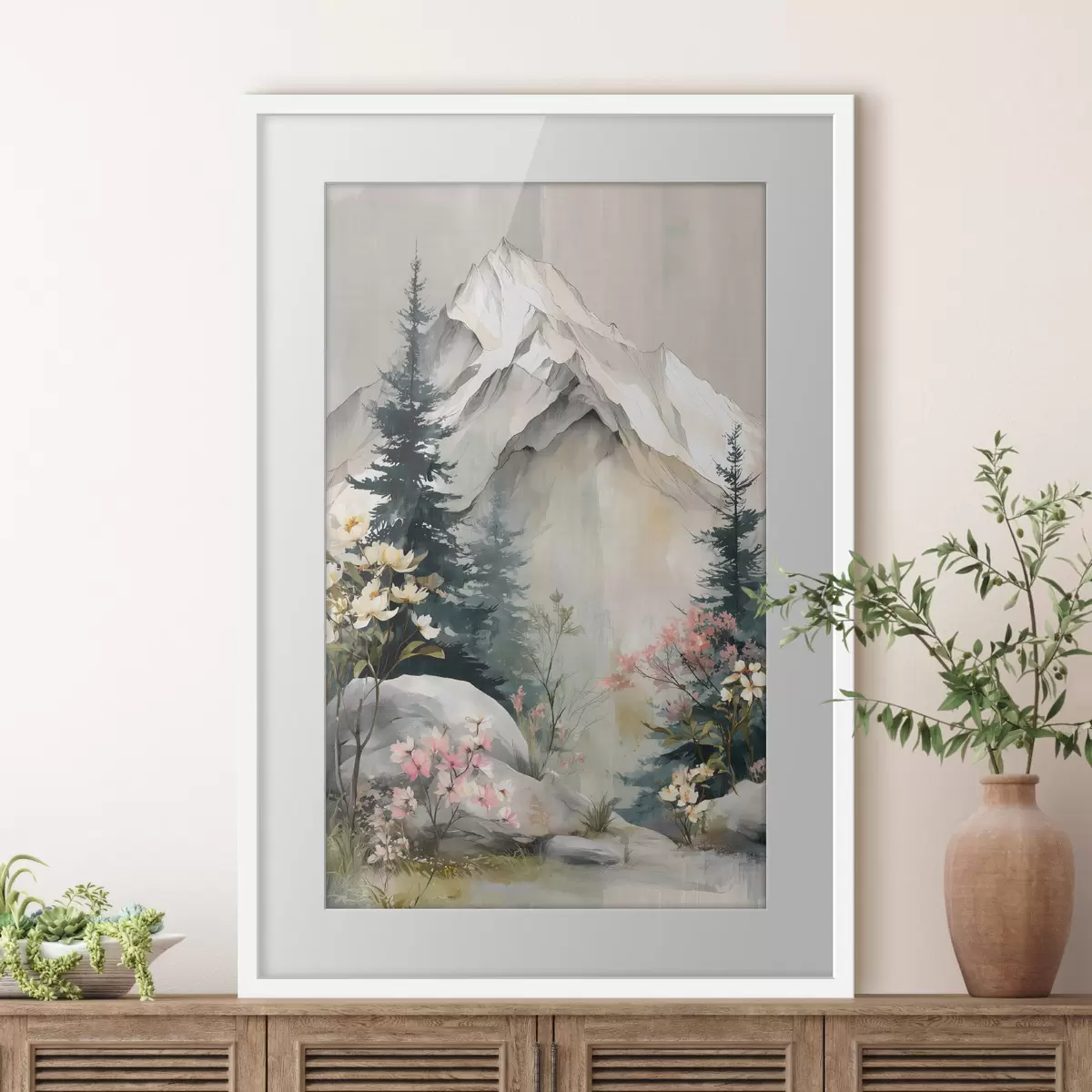 Poster Forêt et couleurs f50152