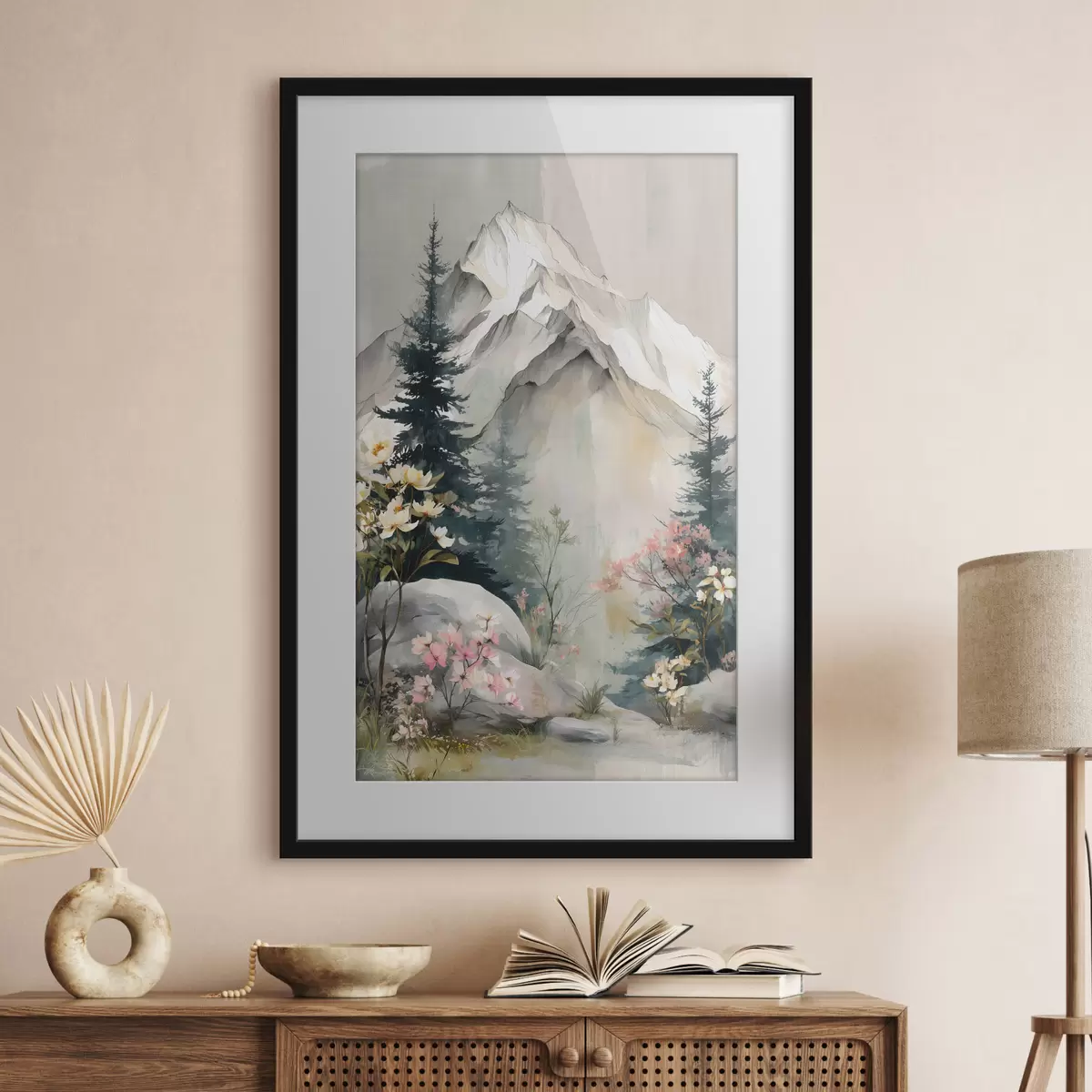 Poster Forêt et couleurs f50152