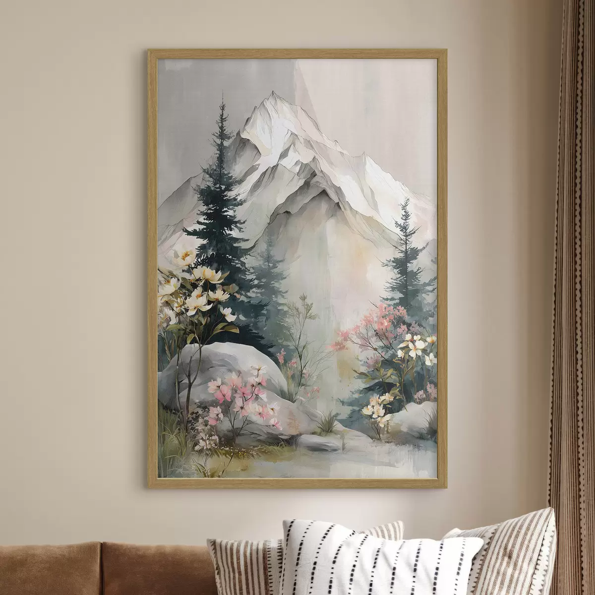 Poster Forêt et couleurs f50152
