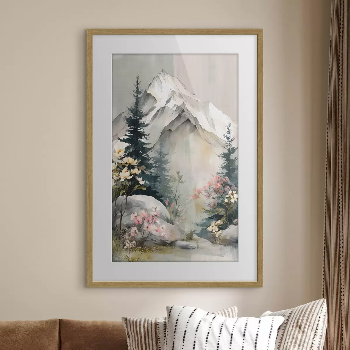 Poster Forêt et couleurs f50152