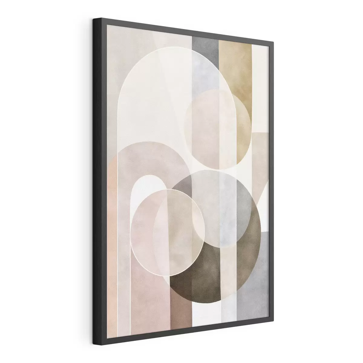Poster Cercles et contraste f50157