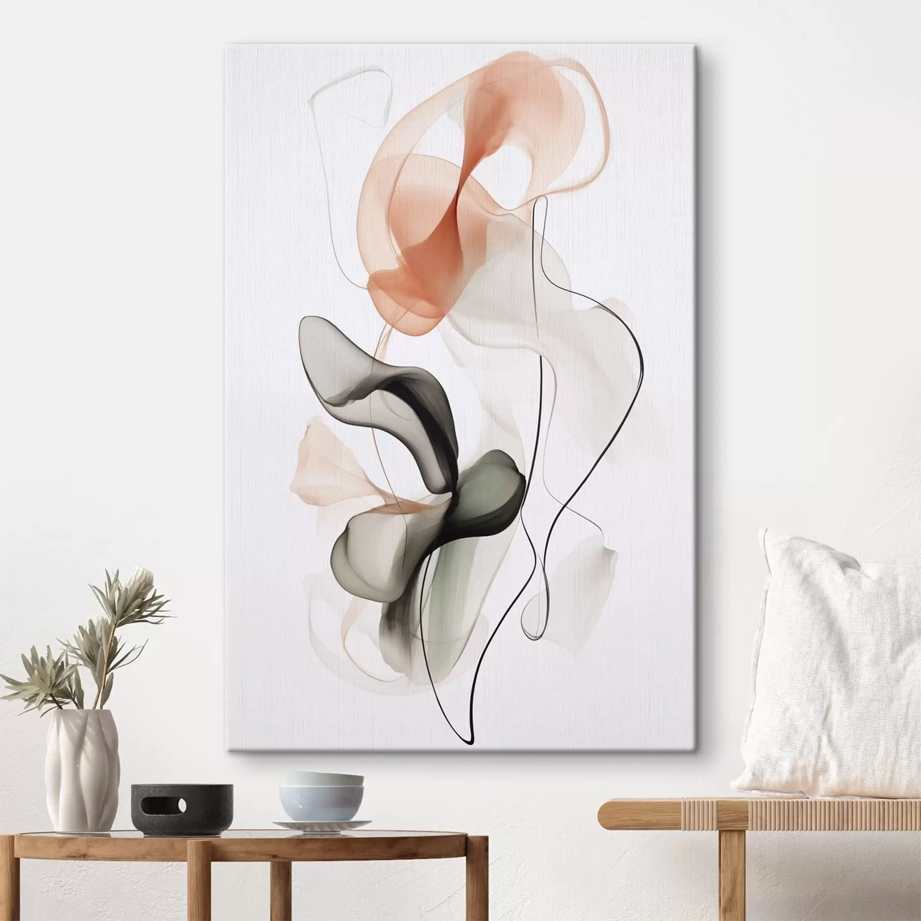 Tableau Abstraction, imitation de la peinture s50188