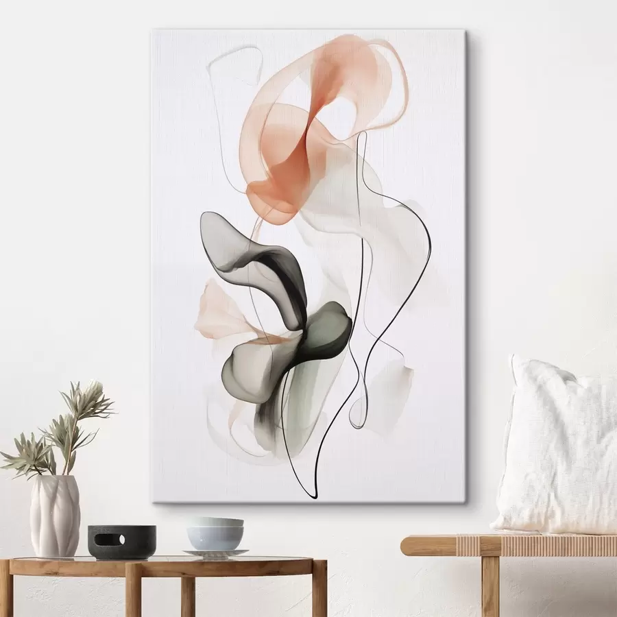 Tableau Abstraction, imitation de la peinture s50188