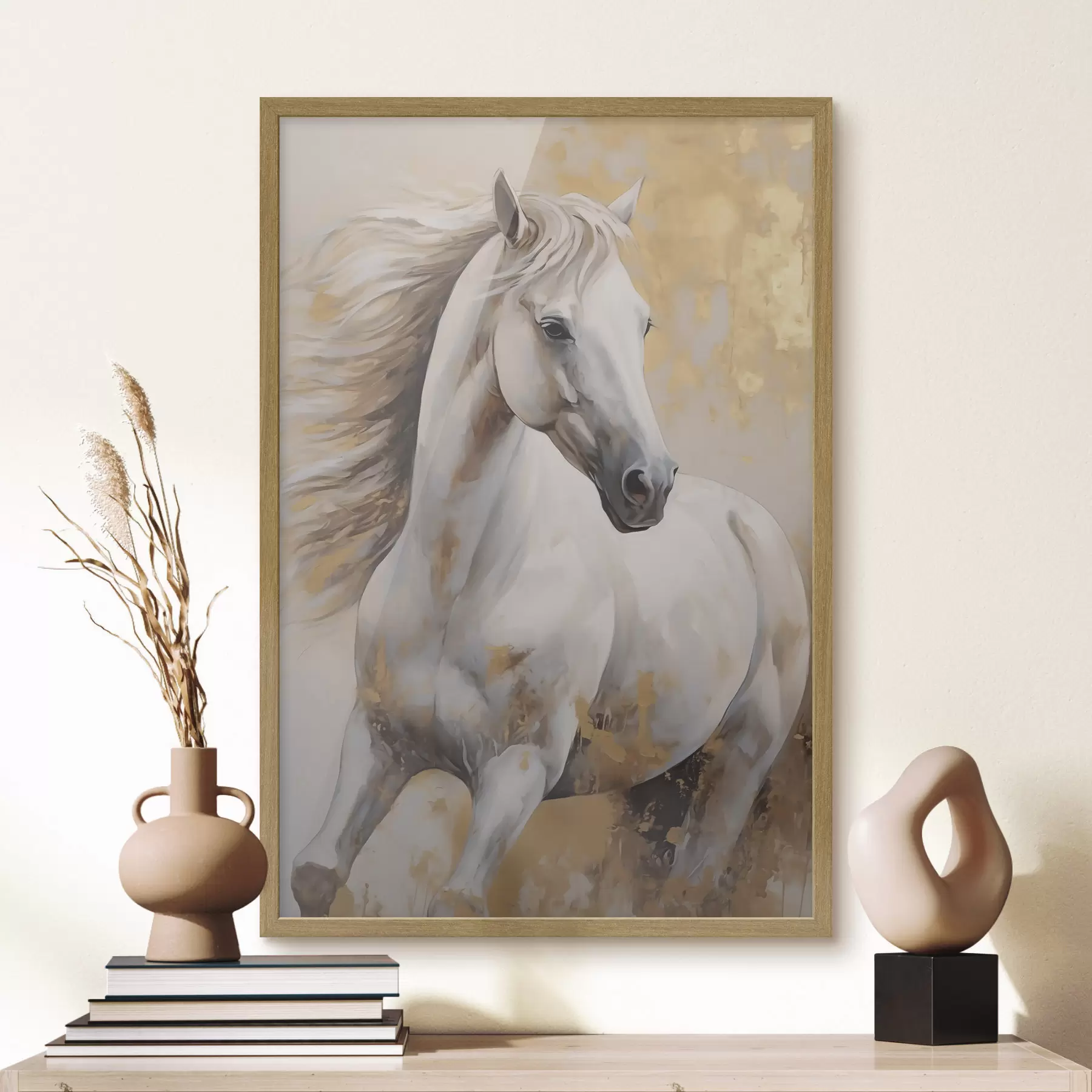 Papier peint Cheval et légèreté f50187