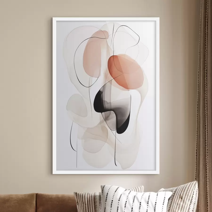 Papier peint Abstraction, imitation de la peinture f50189