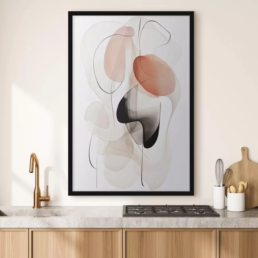 Papier peint Abstraction, imitation de la peinture f50189