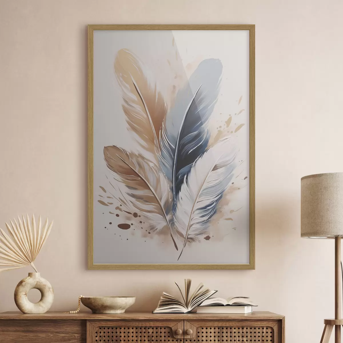 Poster Plumes et couleurs f50192
