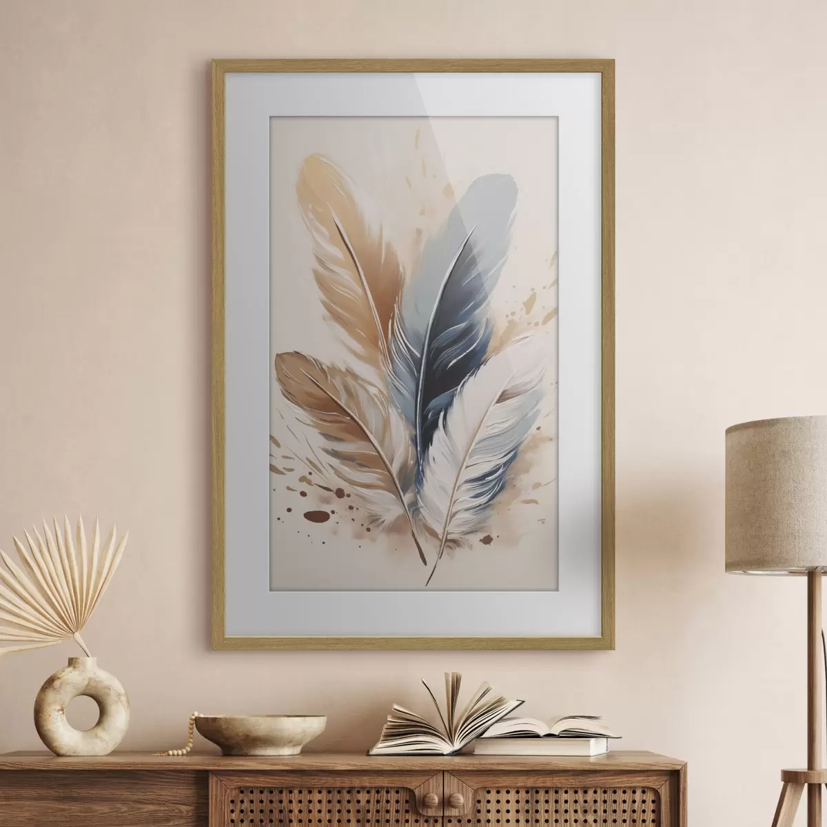 Poster Plumes et couleurs f50192