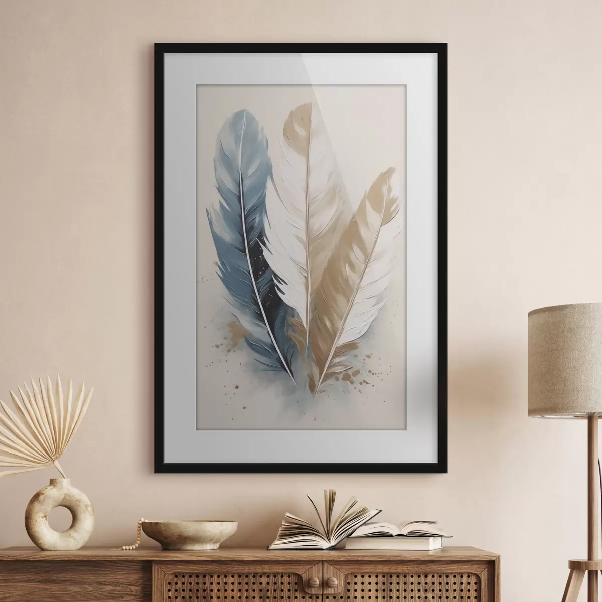Poster Plumes et vie f50193
