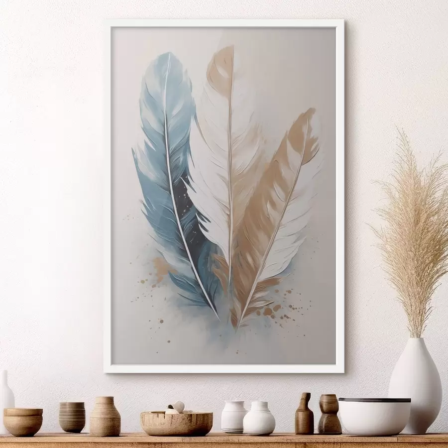 Papier peint Plumes et vie f50193