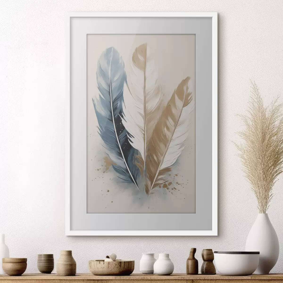 Poster Plumes et vie f50193