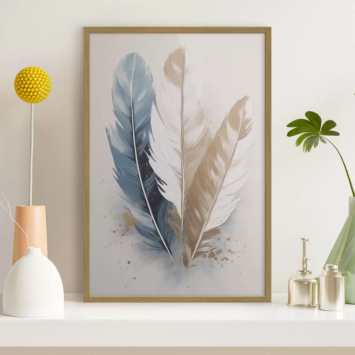 Poster Plumes et vie f50193