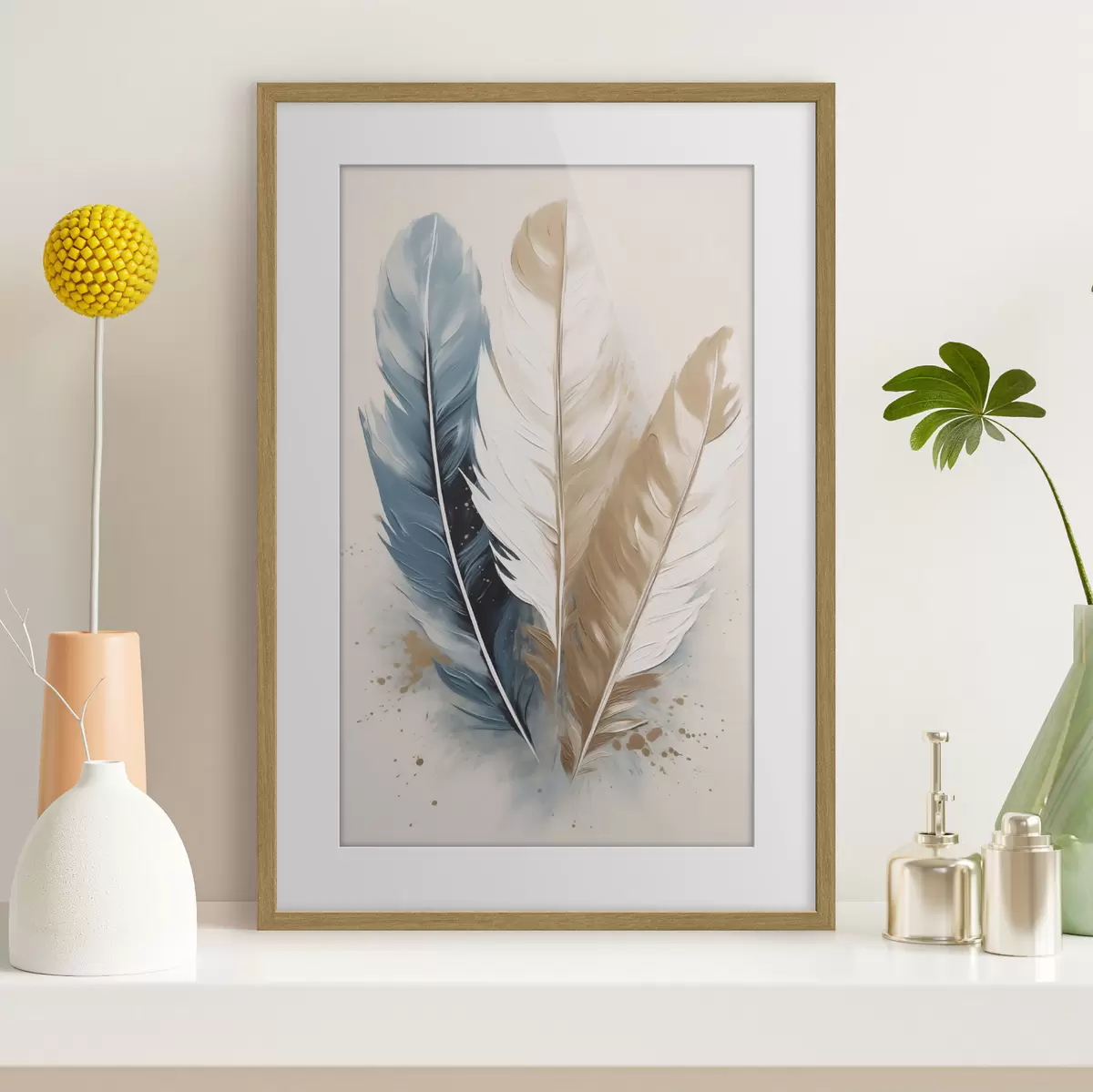 Poster Plumes et vie f50193