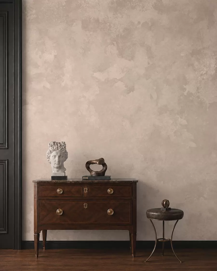 Papier peint Une texture beige amande chaleureuse aux dégradés naturels et doux w05814