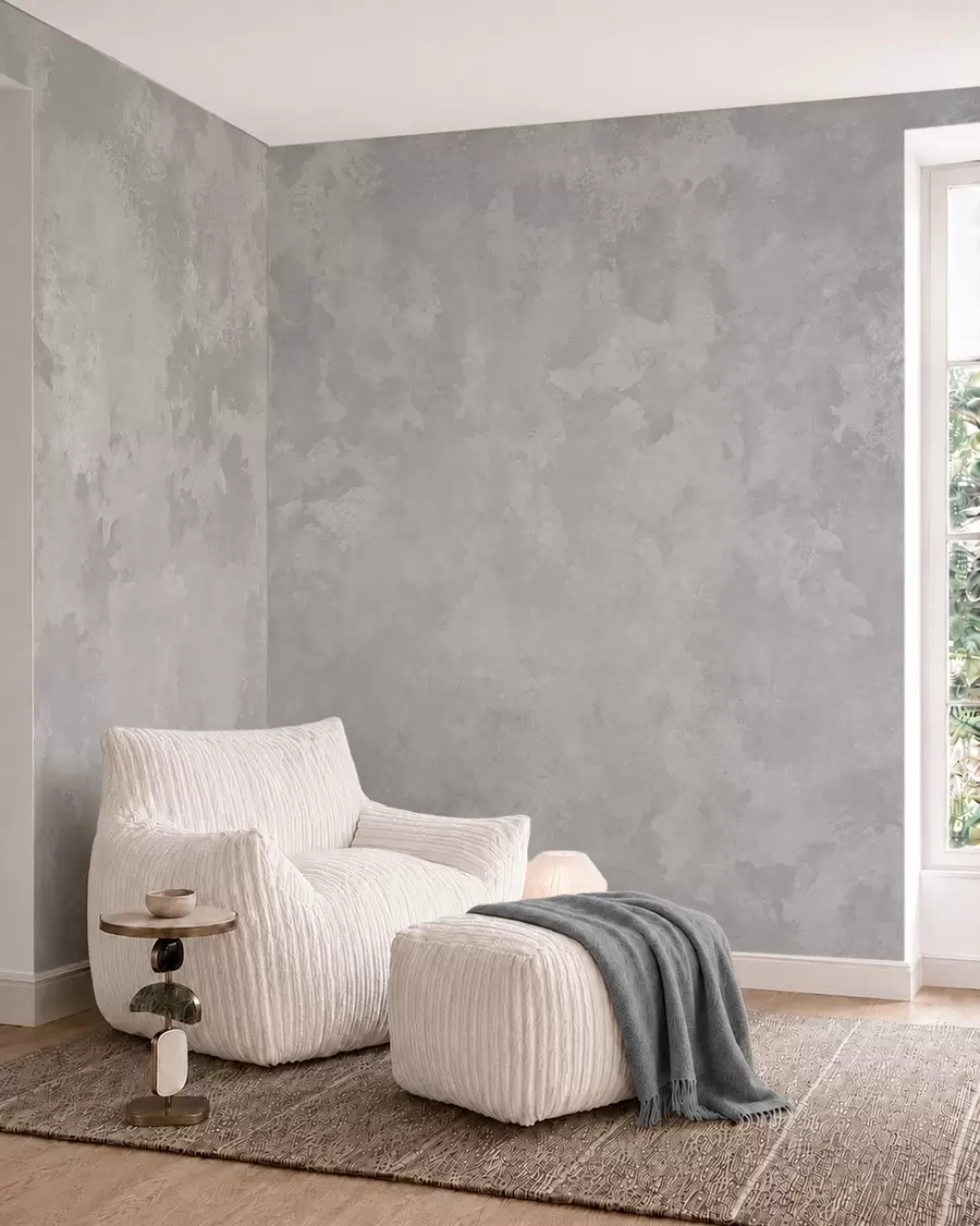 Papier peint Teinte gris perle clair avec des dégradés doux et nuancés w05814v1
