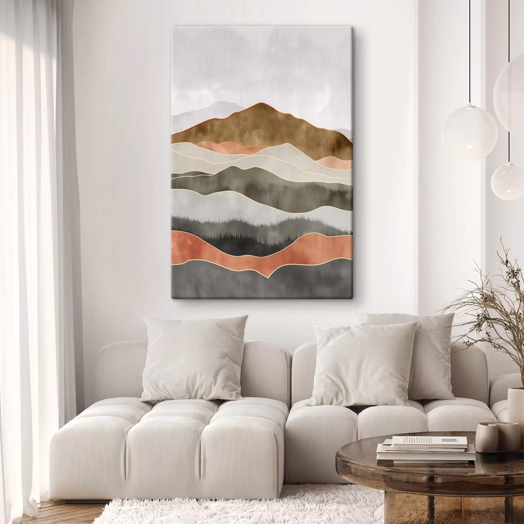Tableau Ardoise et dunes s50171
