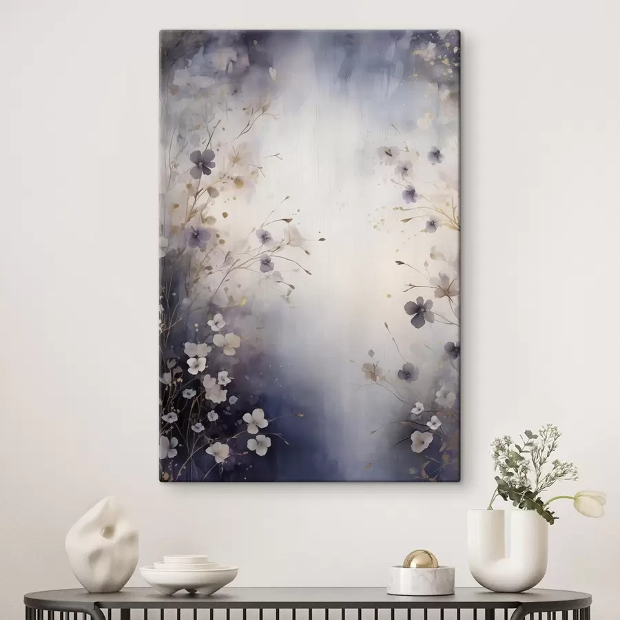 Tableau Crépuscule floral s50179
