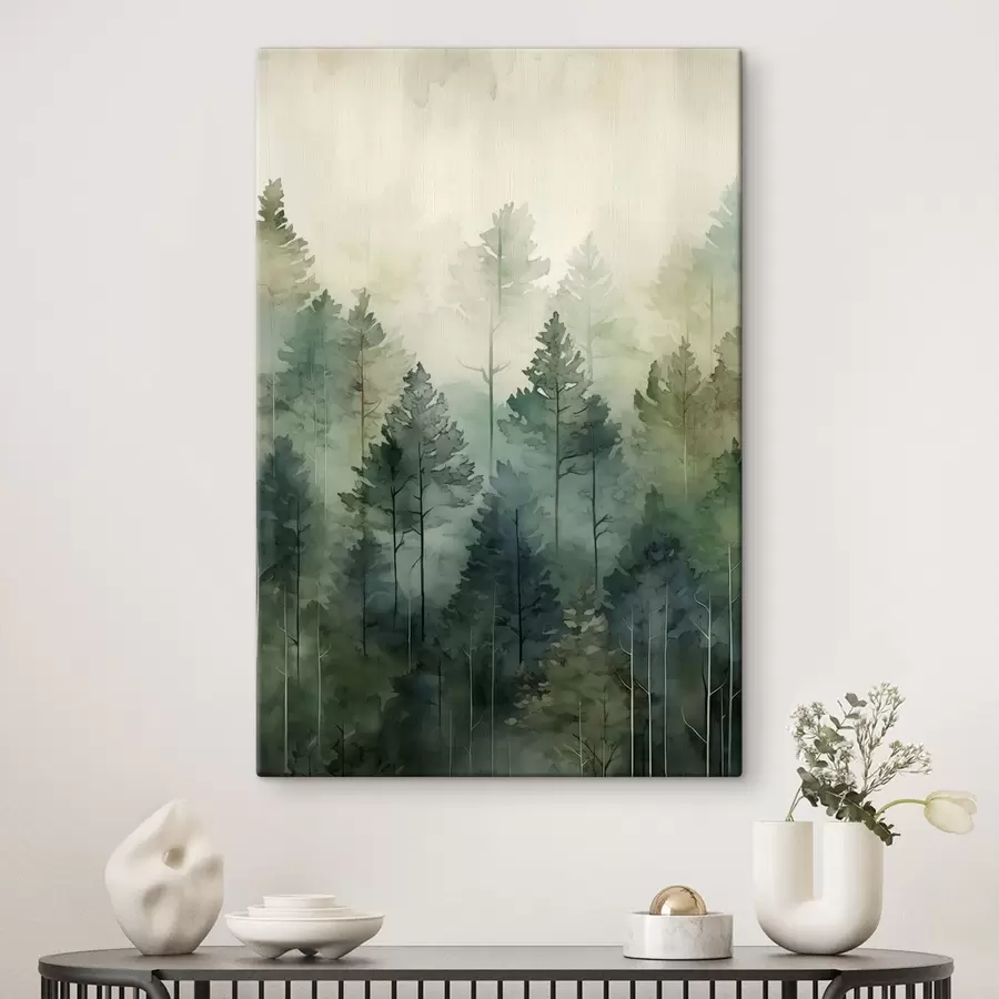 Tableau Taïga émeraude s50181