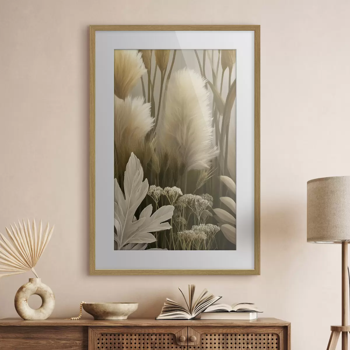 Poster Le bruissement des fleurs séchées f50168