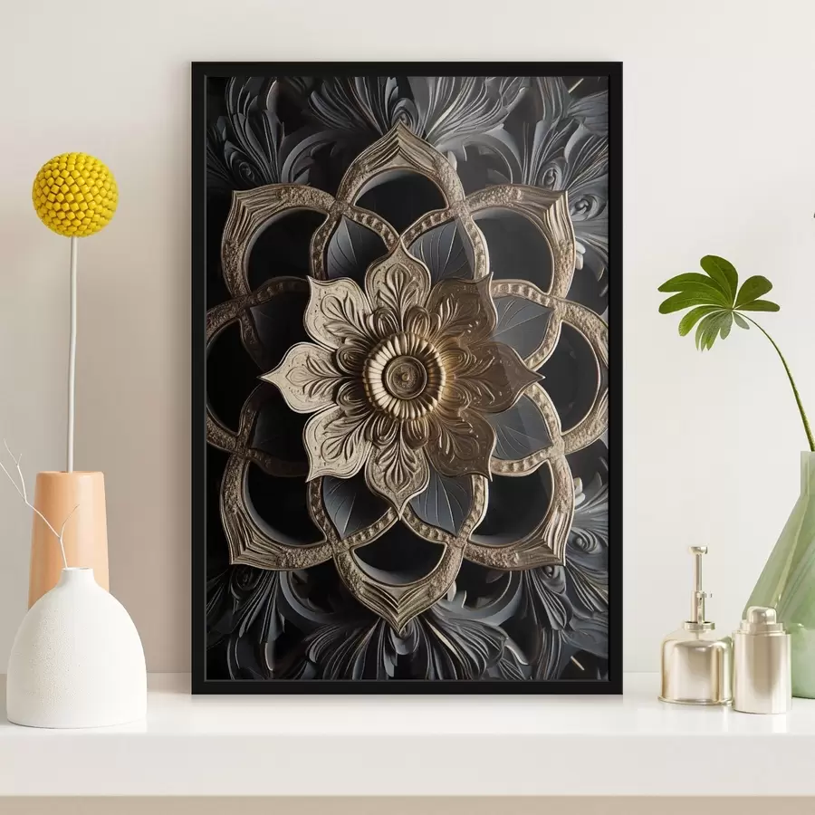 Papier peint Mandala oriental f50170