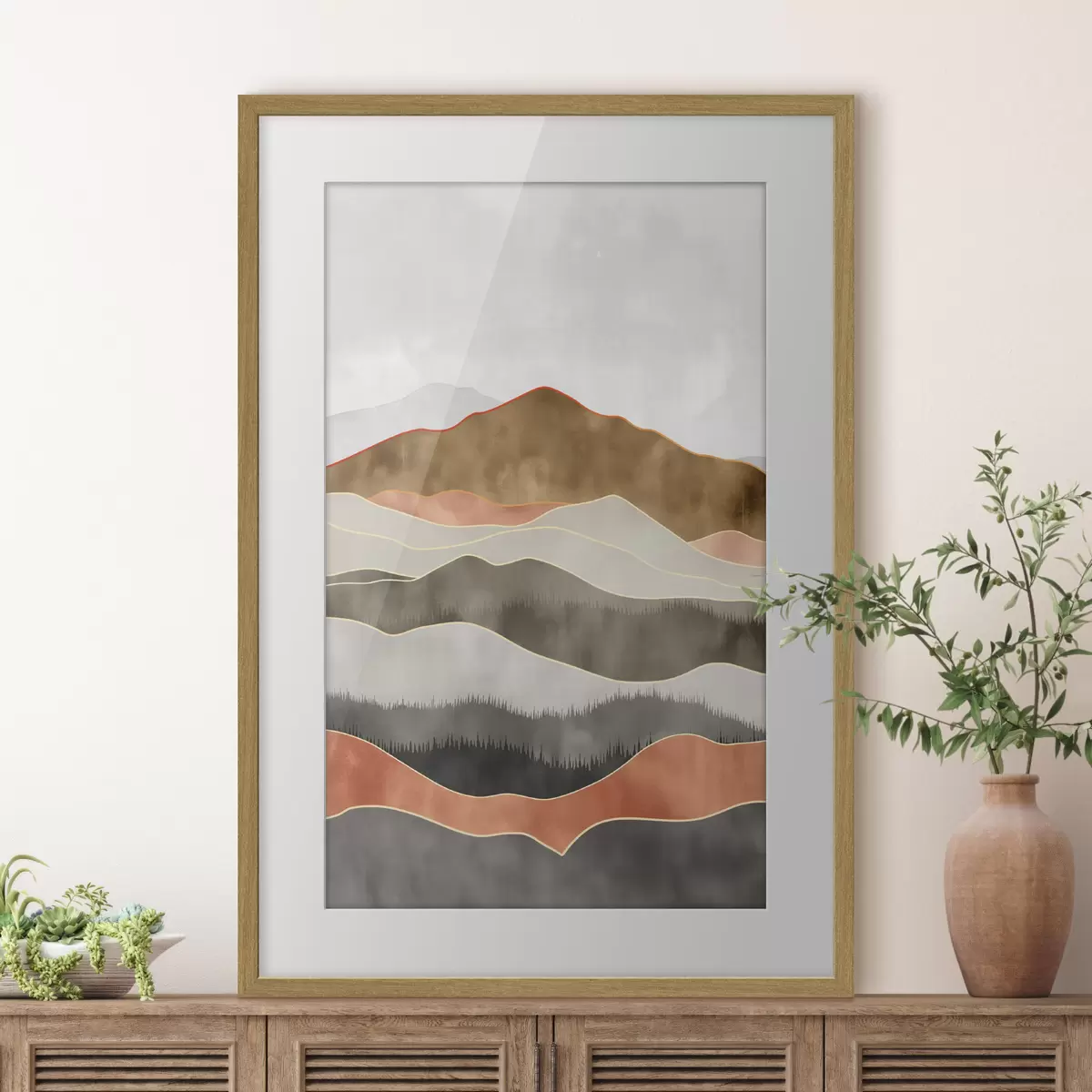 Poster Ardoise et dunes f50171