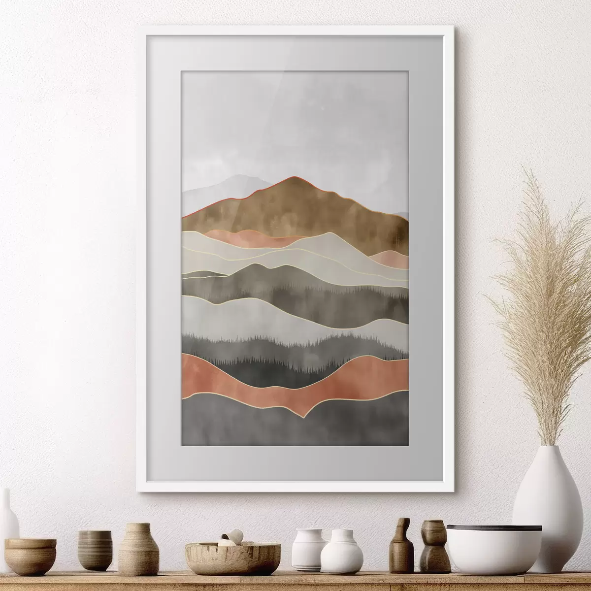 Poster Ardoise et dunes f50171