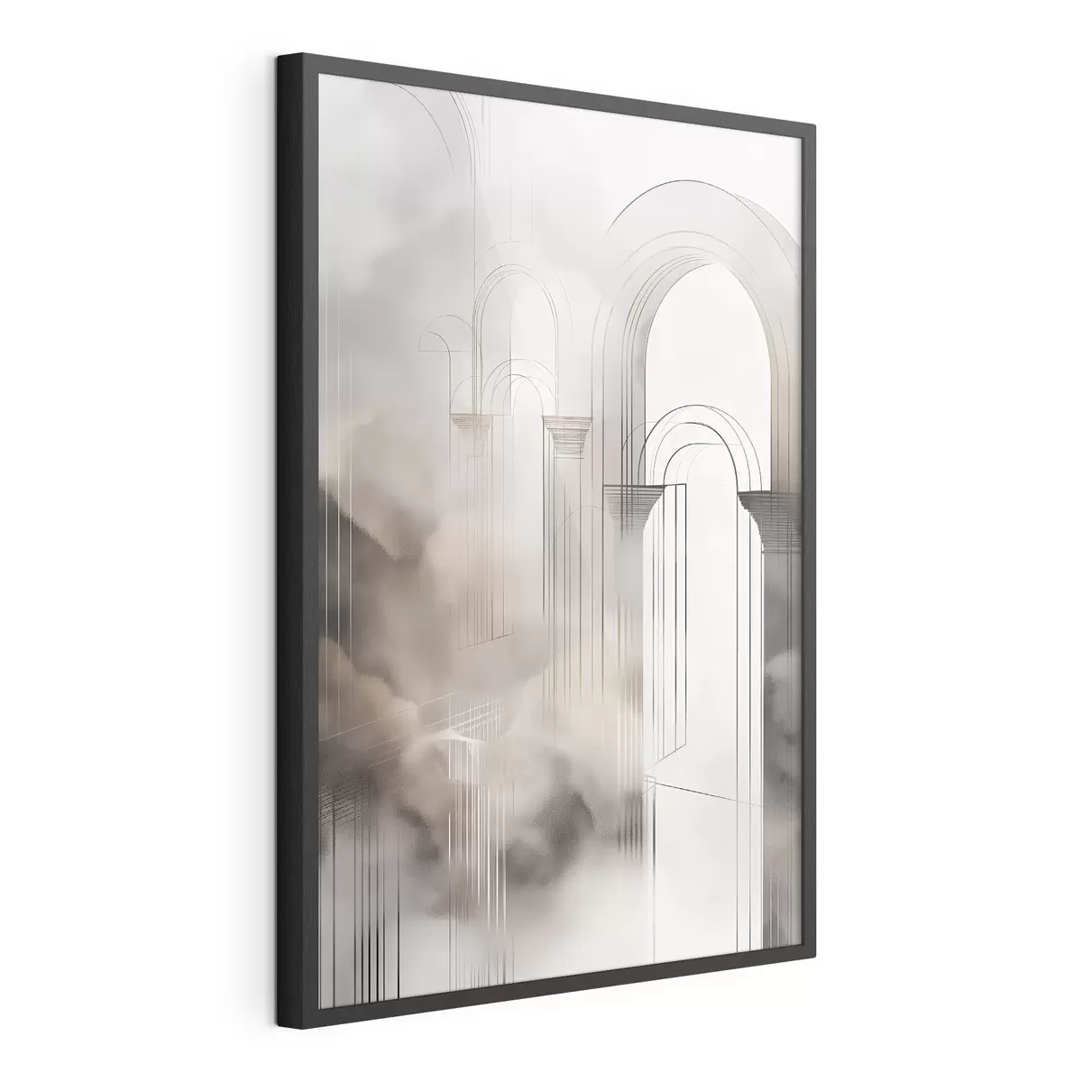 Poster Silhouette brumeuse f50176