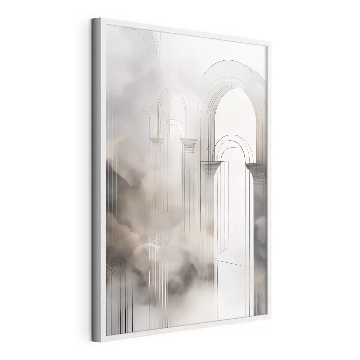 Poster Silhouette brumeuse f50176