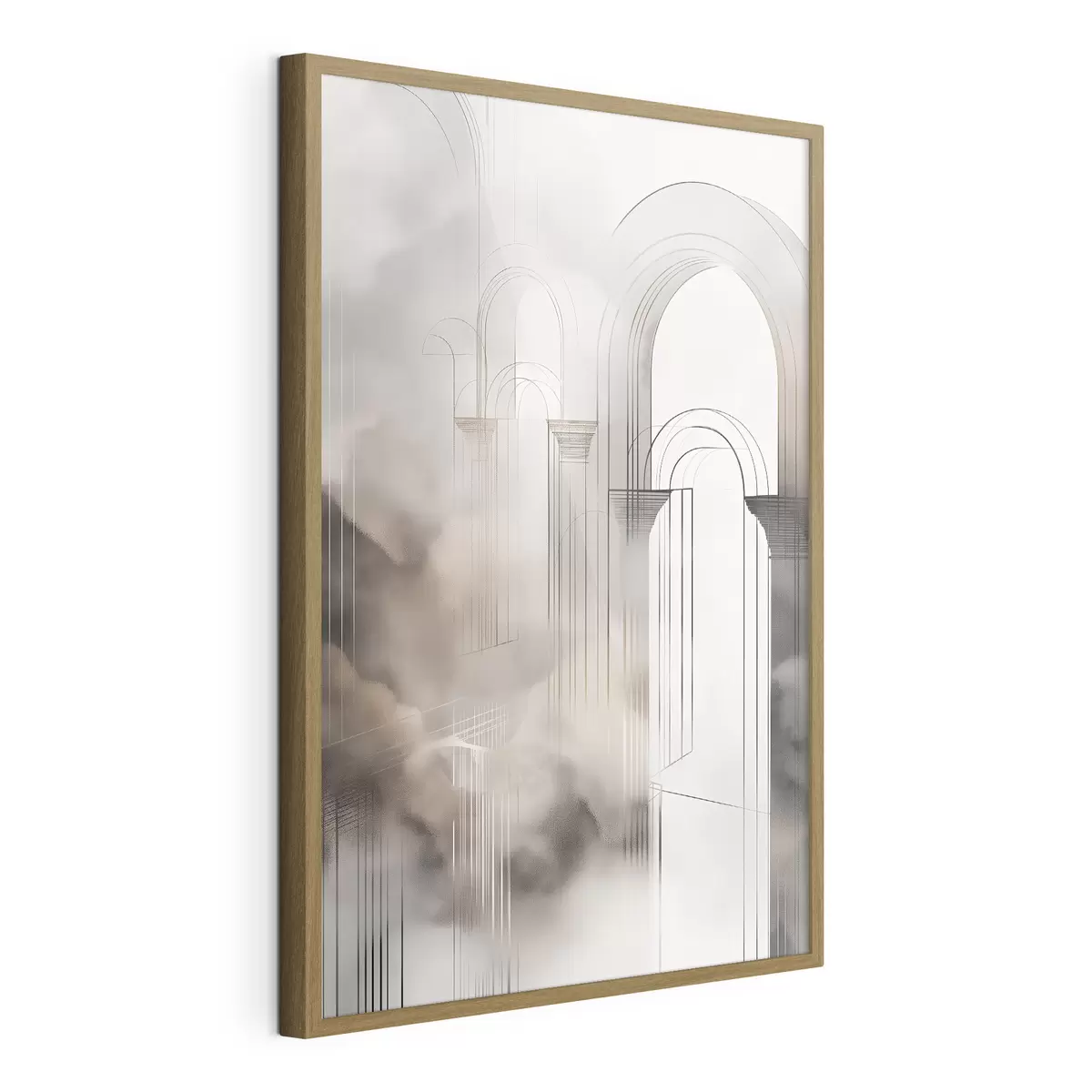 Poster Silhouette brumeuse f50176