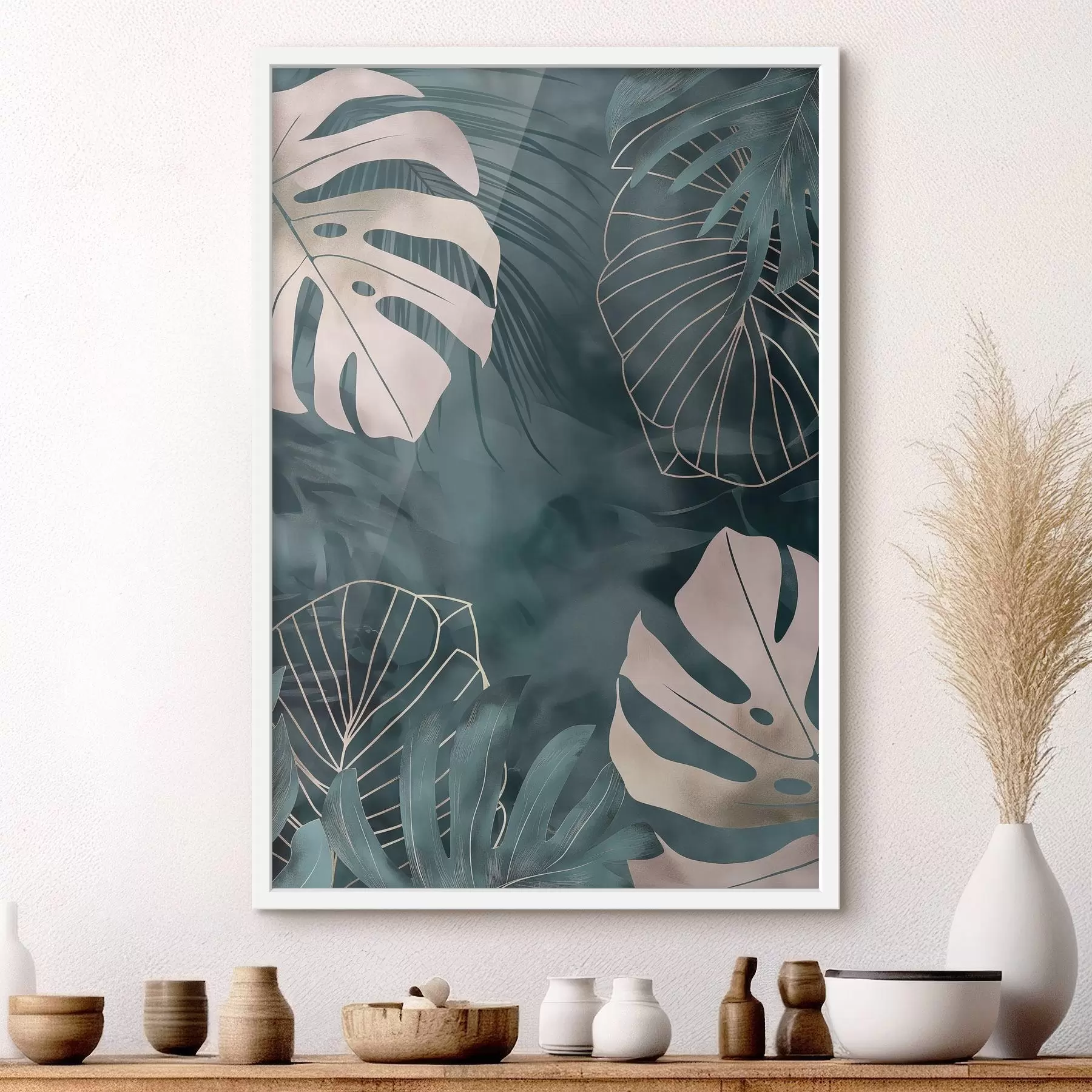 Papier peint Feuilles de monstera f50177