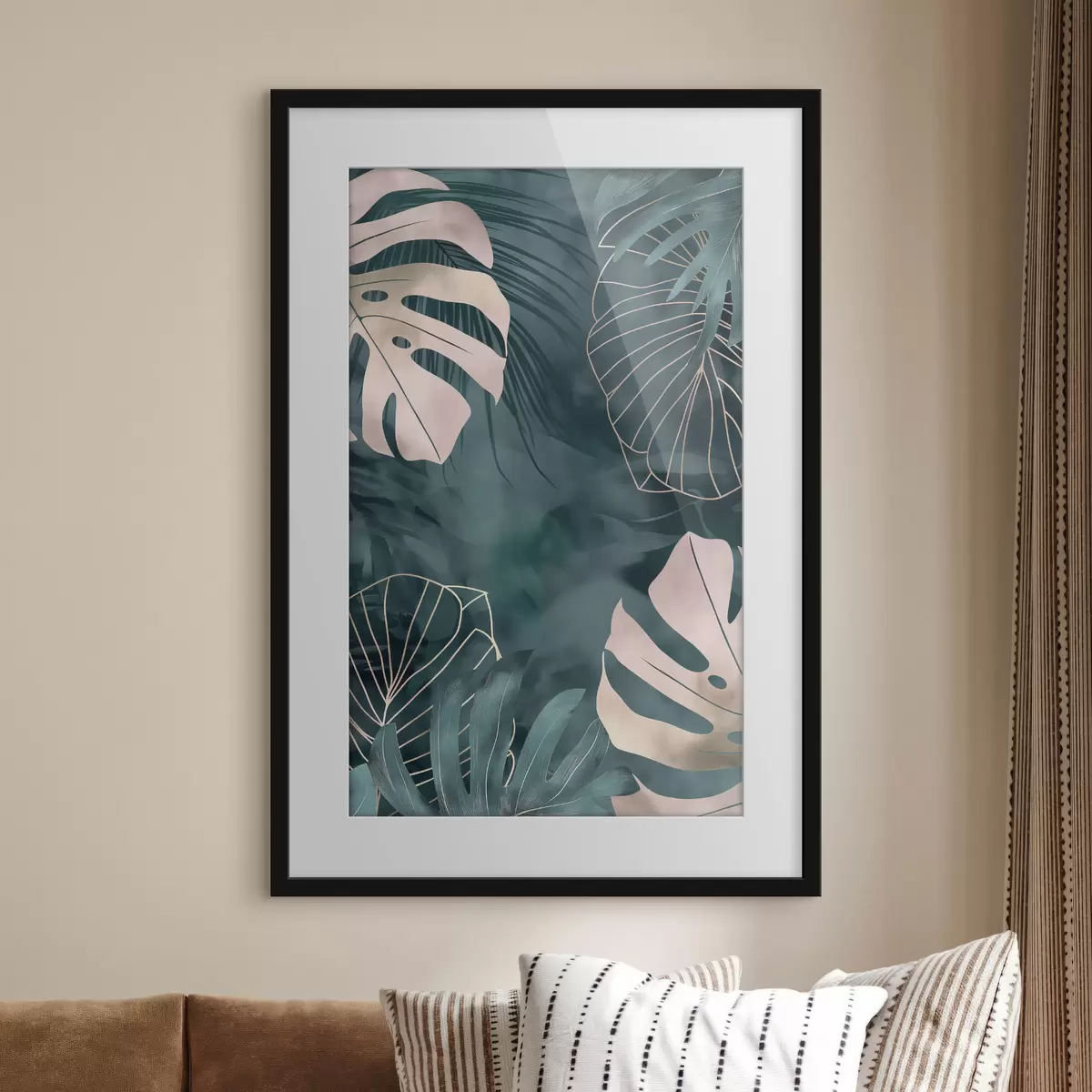 Poster Feuilles de monstera f50177