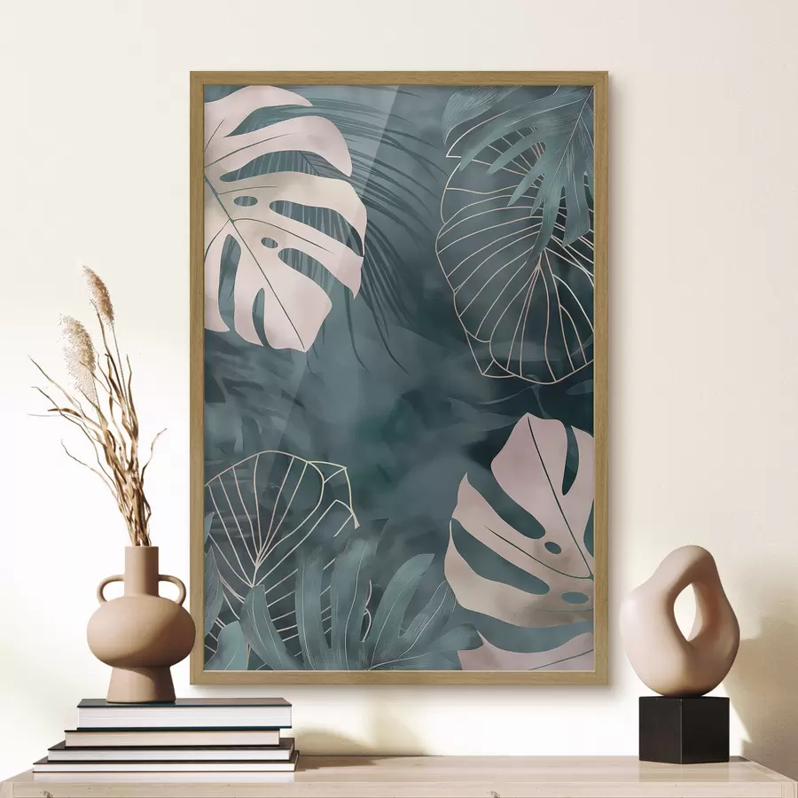 Papier peint Feuilles de monstera f50177