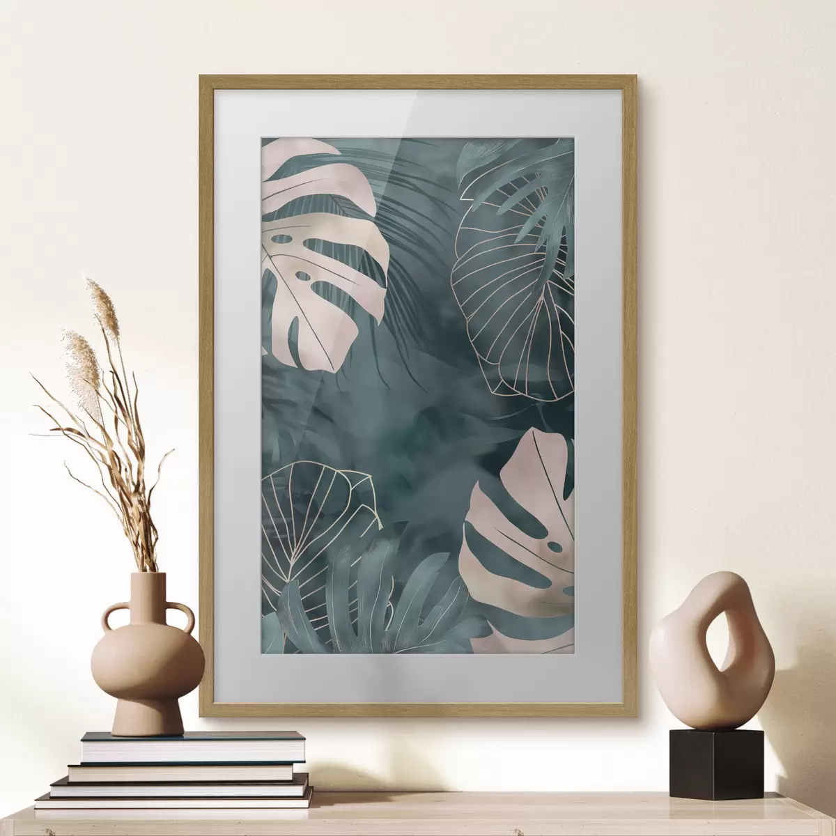 Poster Feuilles de monstera f50177