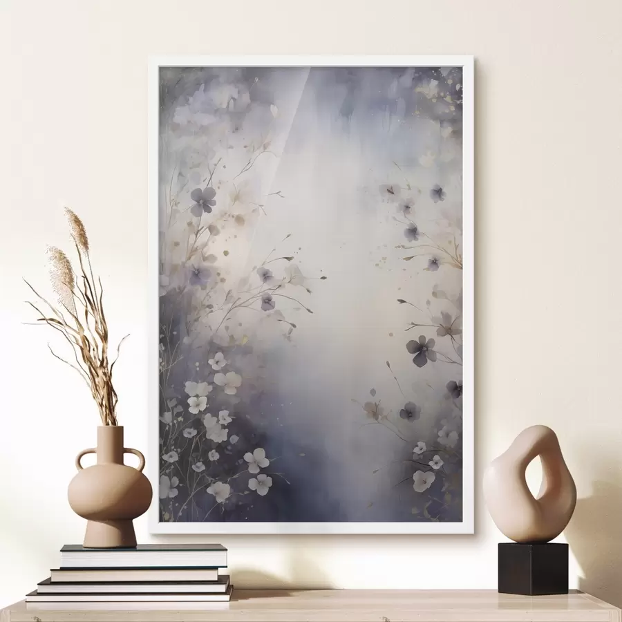Papier peint Crépuscule floral f50179