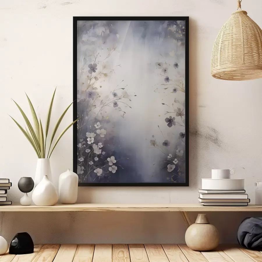 Papier peint Crépuscule floral f50179