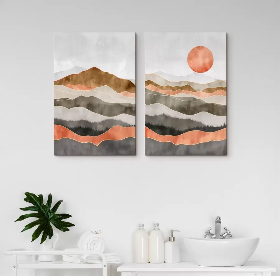 Papier peint Terre cuite m30829