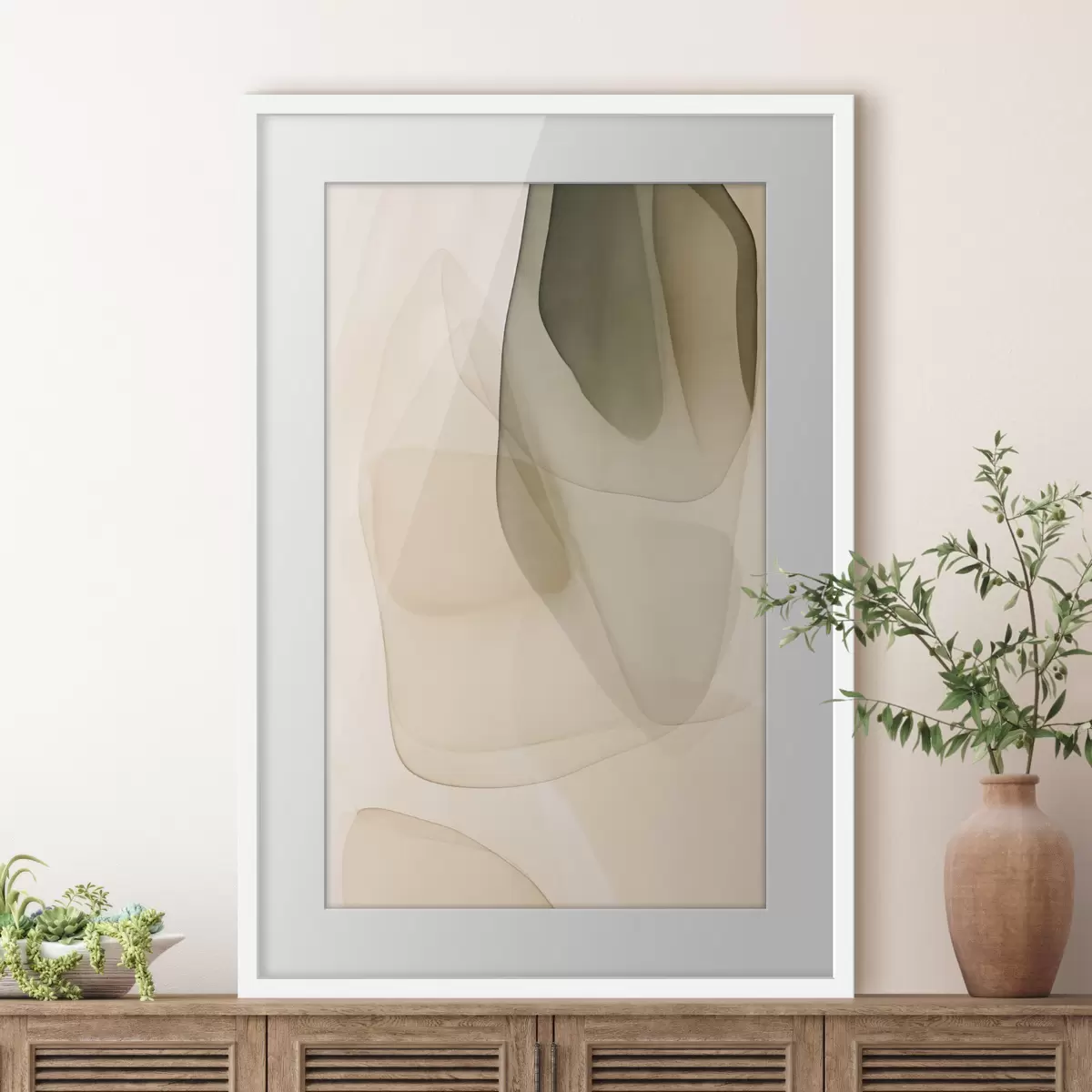 Poster Courbes et murmure f50204