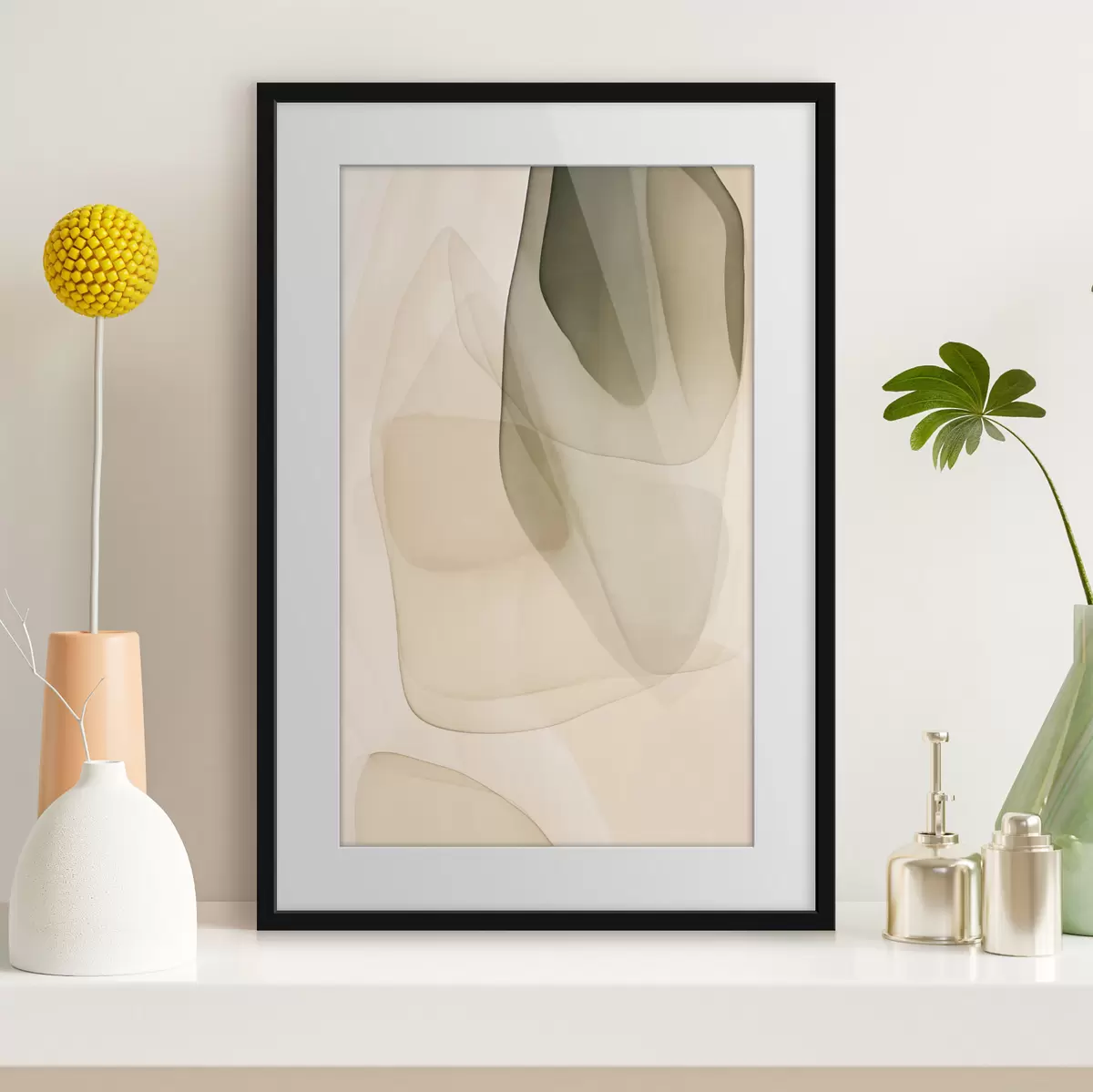 Poster Courbes et murmure f50204