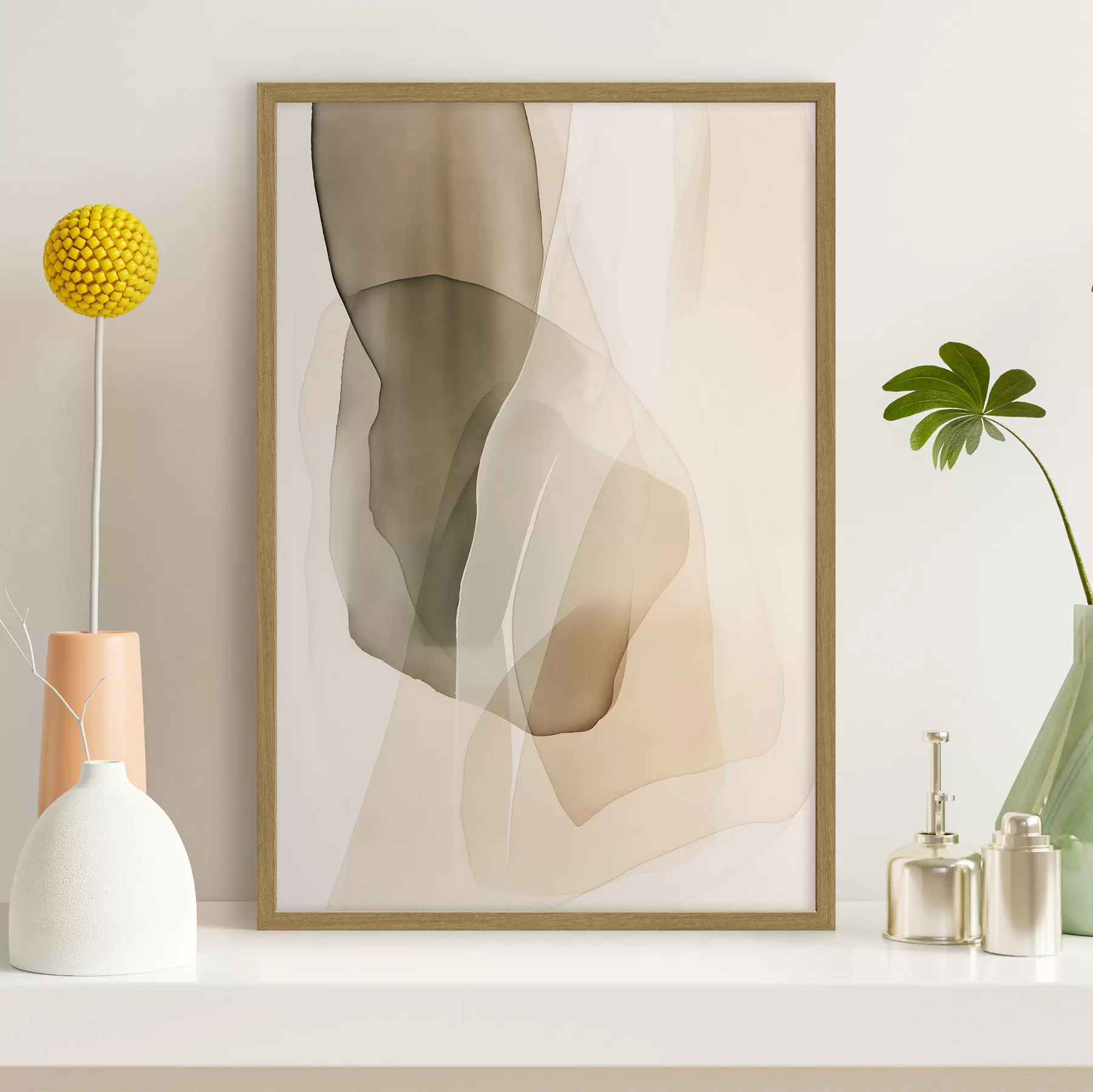 Papier peint Courbes et souvenir f50205