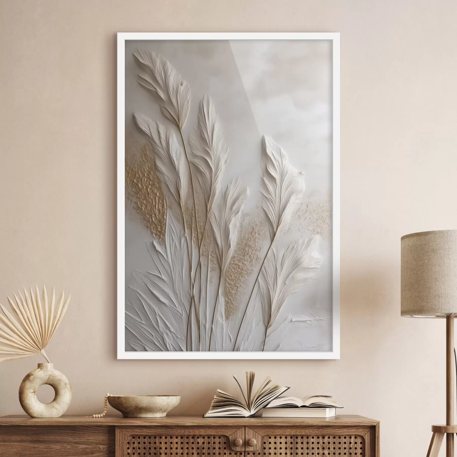 Papier peint Herbes et instant f50219