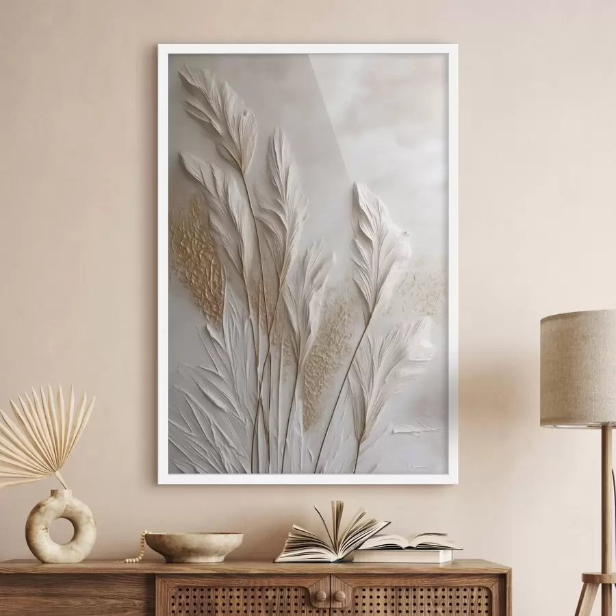 Papier peint Herbes et instant f50219