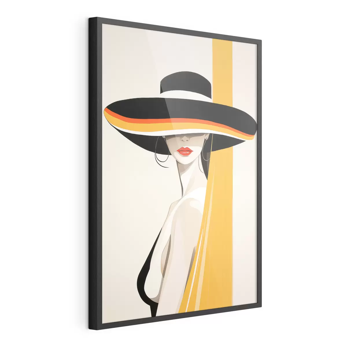 Poster Femme et écho f50236
