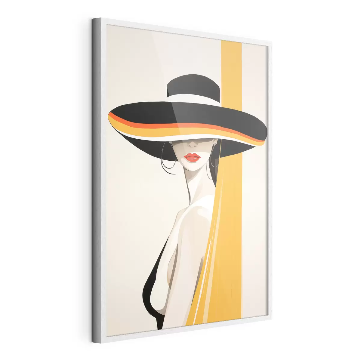 Poster Femme et écho f50236