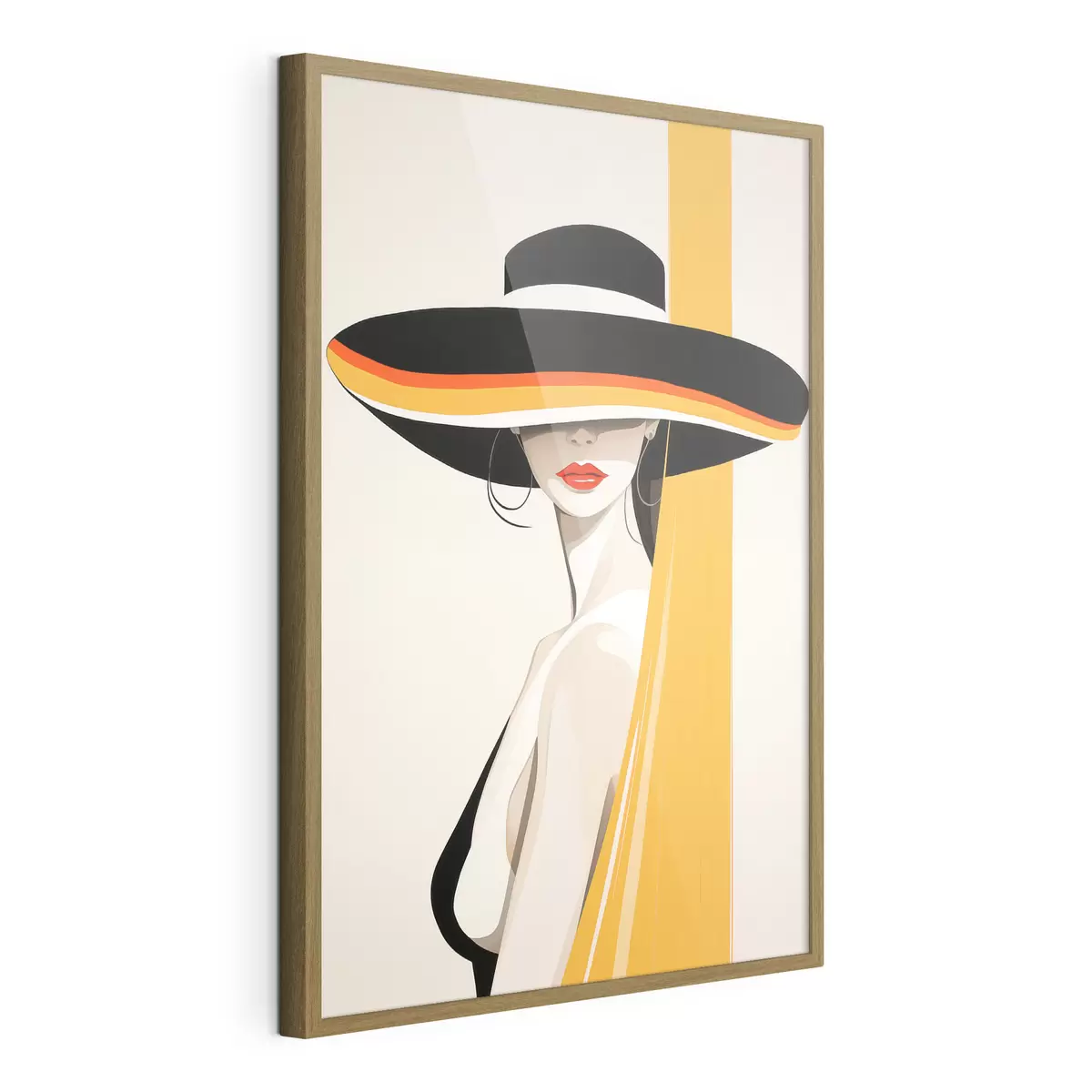 Poster Femme et écho f50236