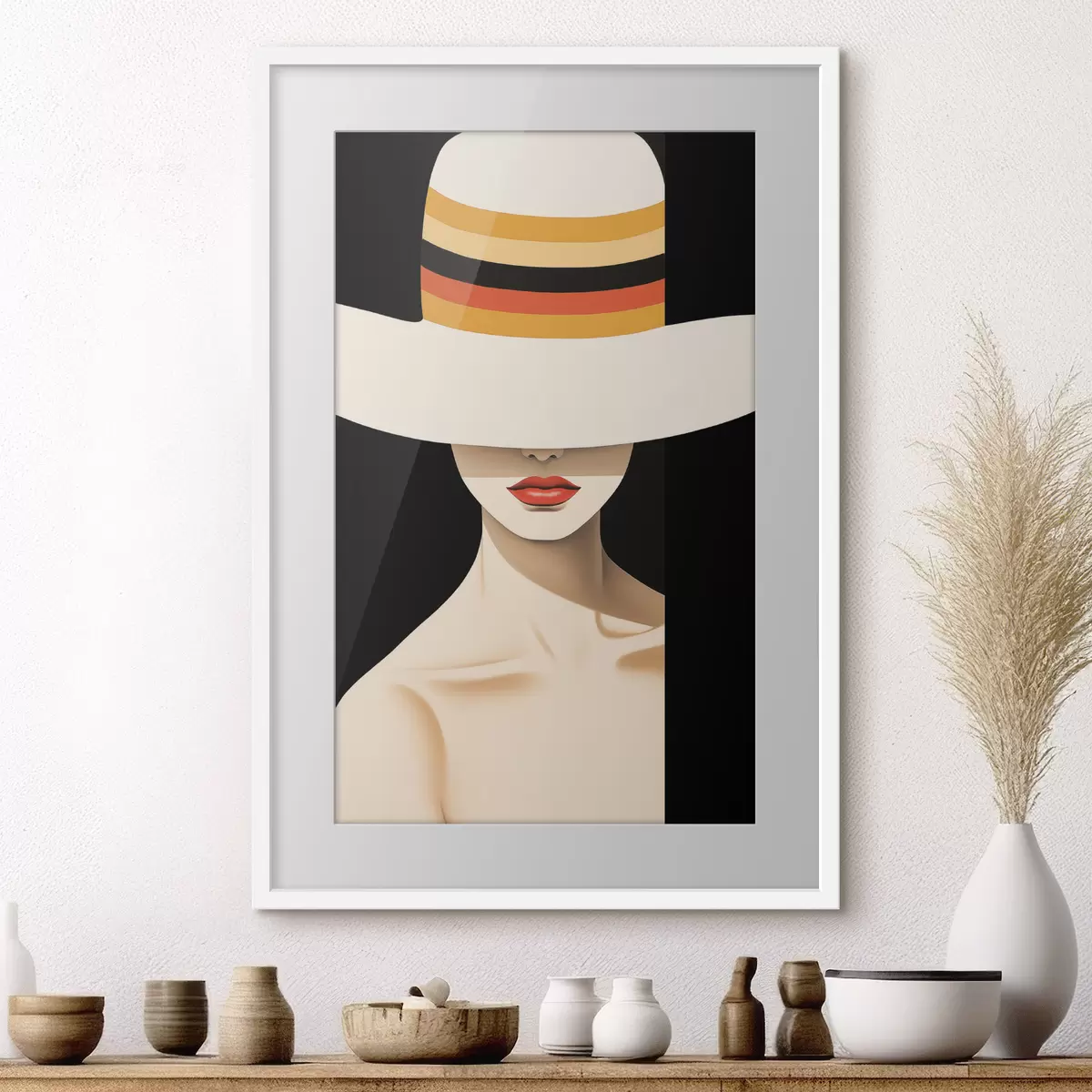 Poster Femme et mélodie f50237