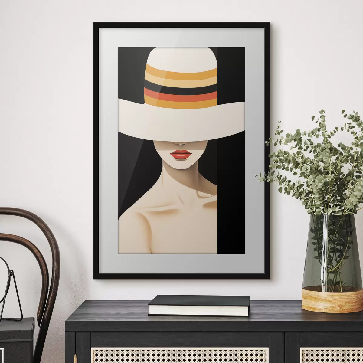 Poster Femme et mélodie f50237