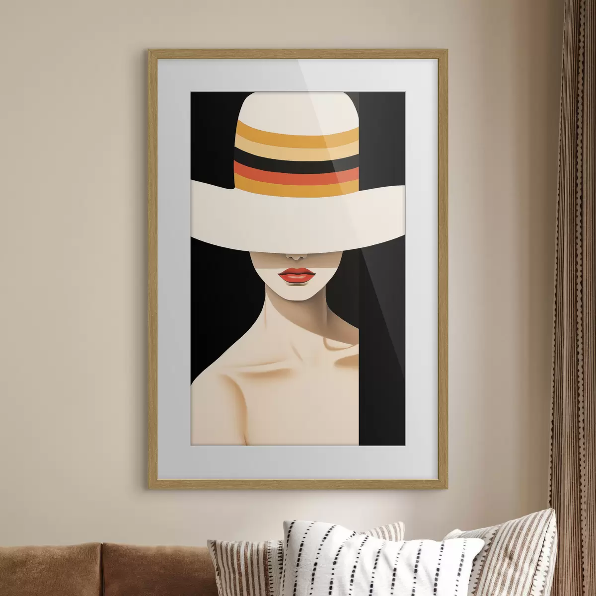 Poster Femme et mélodie f50237
